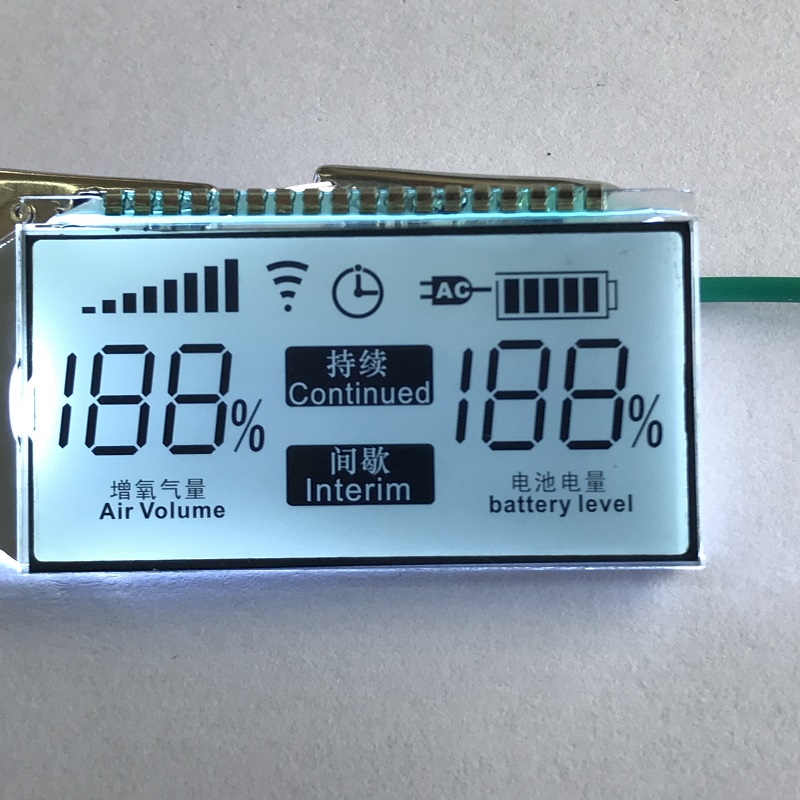 HTN白底黑字东凤LCD液晶段码显示屏